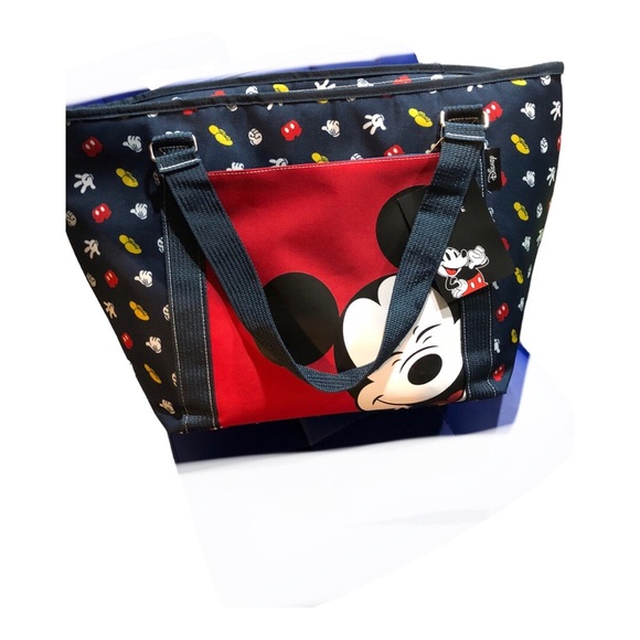 Disney Mickey Mouse 24 can water resistant insulated cooler tote bag brand‎ new - Picture 2 of 16